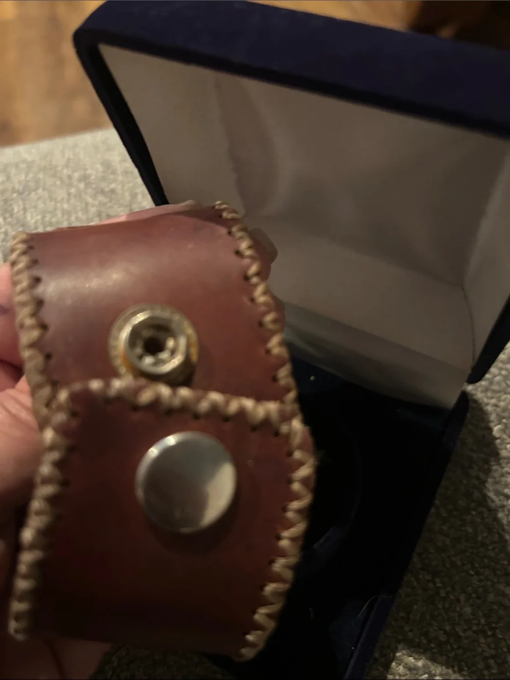 Leather bracelet hand made from Kenya! Sewn and crafted!
